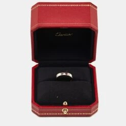 The Luxury Closet CARTIER Love 18k White Gold Wedding Band Ring Size 53 -Best Jewelry Store luxury women cartier used fine jewelry p865922 001