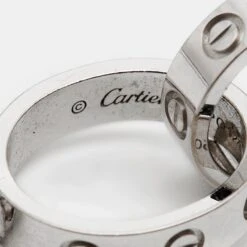 The Luxury Closet CARTIER Love Interlocking Loops 18k White Gold Bracelet 15 The Luxury Closet CARTIER Love Interlocking Loops 18k White Gold Bracelet -Best Jewelry Store luxury women cartier used fine jewelry p918742 002