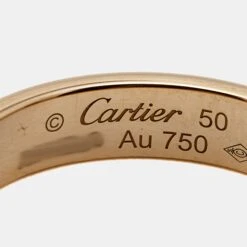 The Luxury Closet CARTIER Love 18k Rose Gold Ring Size 50 -Best Jewelry Store luxury women cartier used fine jewelry p967542 006