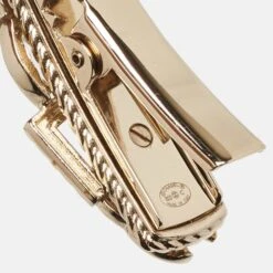 The Luxury Closet CHANEL CC Rue Cambon Crystals Enamel Gold Tone Hairclip -Best Jewelry Store luxury women chanel new accessories p988422 003