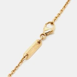 The Luxury Closet CHOPARD Happy Diamonds 18k Yellow Gold Necklace -Best Jewelry Store luxury women chopard used fine jewelry p1003440 003