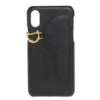 The Luxury Closet DIOR Black Leather Saddle IPhone X Case -Best Jewelry Store luxury women dior used accessories p402928 007