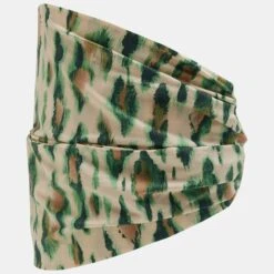 The Luxury Closet DIOR Vintage Beige/Green Leopard Print Nylon Head Band One Size 9 The Luxury Closet DIOR Vintage Beige/Green Leopard Print Nylon Head Band One Size -Best Jewelry Store luxury women dior used accessories p891978 003