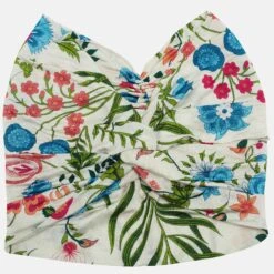 The Luxury Closet DIOR Vintage Floral Print Silk Blend Head Band One Size