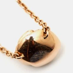 The Luxury Closet DIOR Large Rose Couture Diamond 18k Rose Gold Necklace -Best Jewelry Store luxury women dior used fine jewelry p969062 001