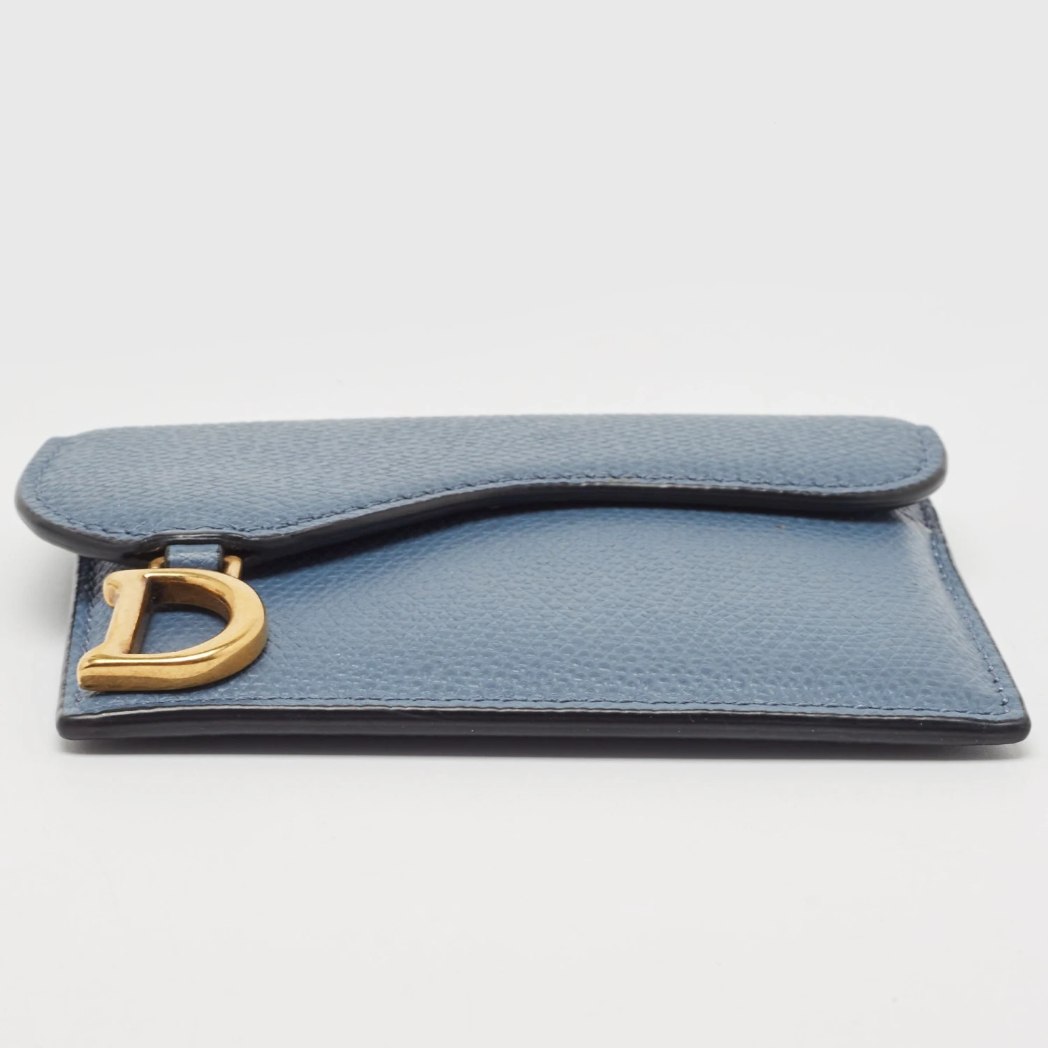 The Luxury Closet DIOR Light Blue Leather Saddle Card Holder 9 The Luxury Closet DIOR Light Blue Leather Saddle Card Holder - Image 7