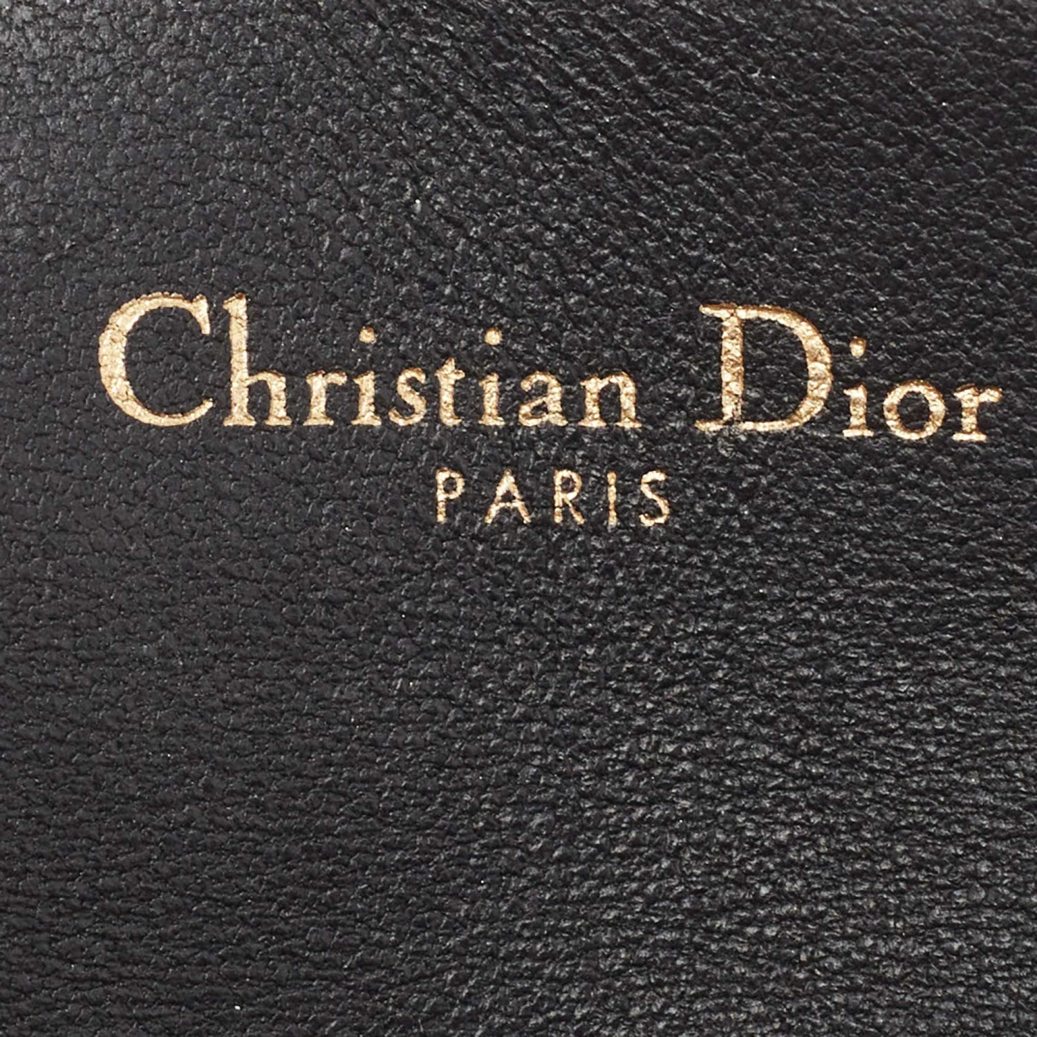 The Luxury Closet DIOR Black Leather Saddle Flap Card Case 10 The Luxury Closet DIOR Black Leather Saddle Flap Card Case - Image 8