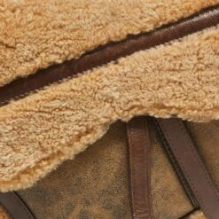 The Luxury Closet DIOR Beige/Brown Shearling And Leather Saddle Bag 14 The Luxury Closet DIOR Beige/Brown Shearling And Leather Saddle Bag -Best Jewelry Store luxury women dior used handbags p970496 002