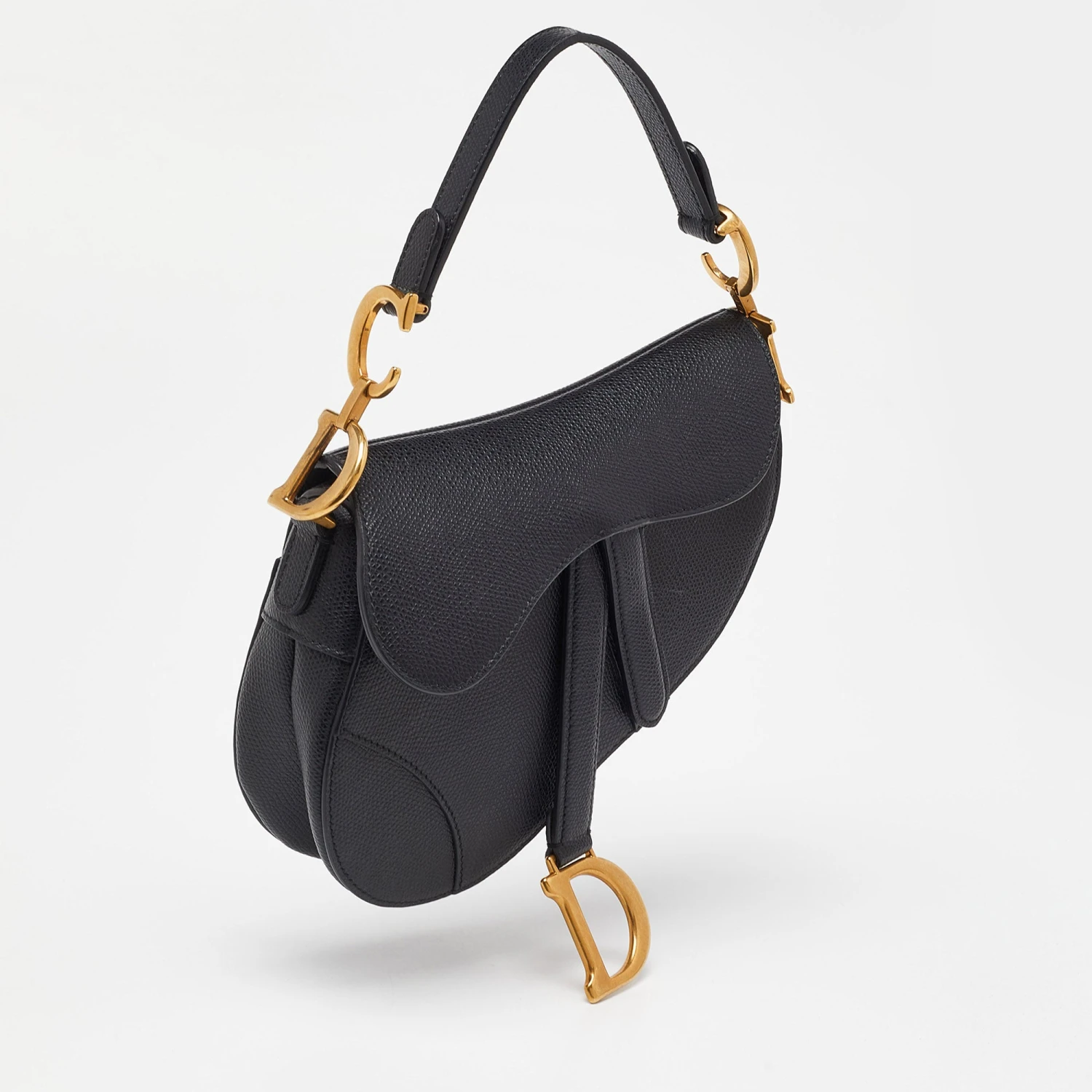 The Luxury Closet DIOR Black Leather Mini Saddle Bag 5 The Luxury Closet DIOR Black Leather Mini Saddle Bag - Image 3