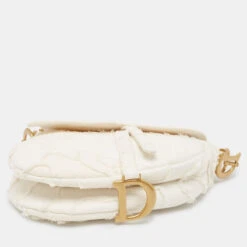 The Luxury Closet DIOR Off White Canvas Camouflage Saddle Bag -Best Jewelry Store luxury women dior used handbags p986449 1716960068 011