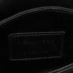 The Luxury Closet DIOR Black Satin Mini Crystal Embellished Saddle Bag -Best Jewelry Store luxury women dior used handbags p998395 005
