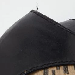 The Luxury Closet FENDI Beige/Black Zucchino Canvas And Leather Compilation Baguette Bag -Best Jewelry Store luxury women fendi used handbags p988383 010