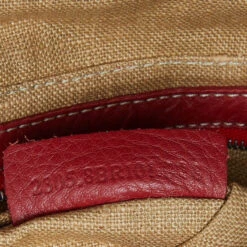 The Luxury Closet FENDI Beige/Red Canvas And Leather Flap Baguette Bag -Best Jewelry Store luxury women fendi used handbags p992927 1718178933 002