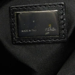 The Luxury Closet FENDI Tobacco Zucchino Fabric And Leather Baguette Flap Bag -Best Jewelry Store luxury women fendi used handbags p992941 1718178920 002