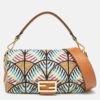 The Luxury Closet FENDI Multicolor Peacock Motif Beaded Baguette Bag -Best Jewelry Store luxury women fendi used handbags p997827 023
