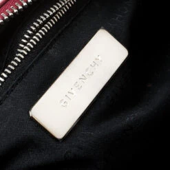 The Luxury Closet Givenchy Red Leather Drawstring Shoulder Bag -Best Jewelry Store luxury women givenchy used handbags p166417 001