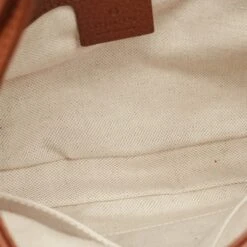 The Luxury Closet GUCCI Brown/Blue GG Denim And Leather Jackie 1961 Shoulder Bag -Best Jewelry Store luxury women gucci new handbags p1003458 001