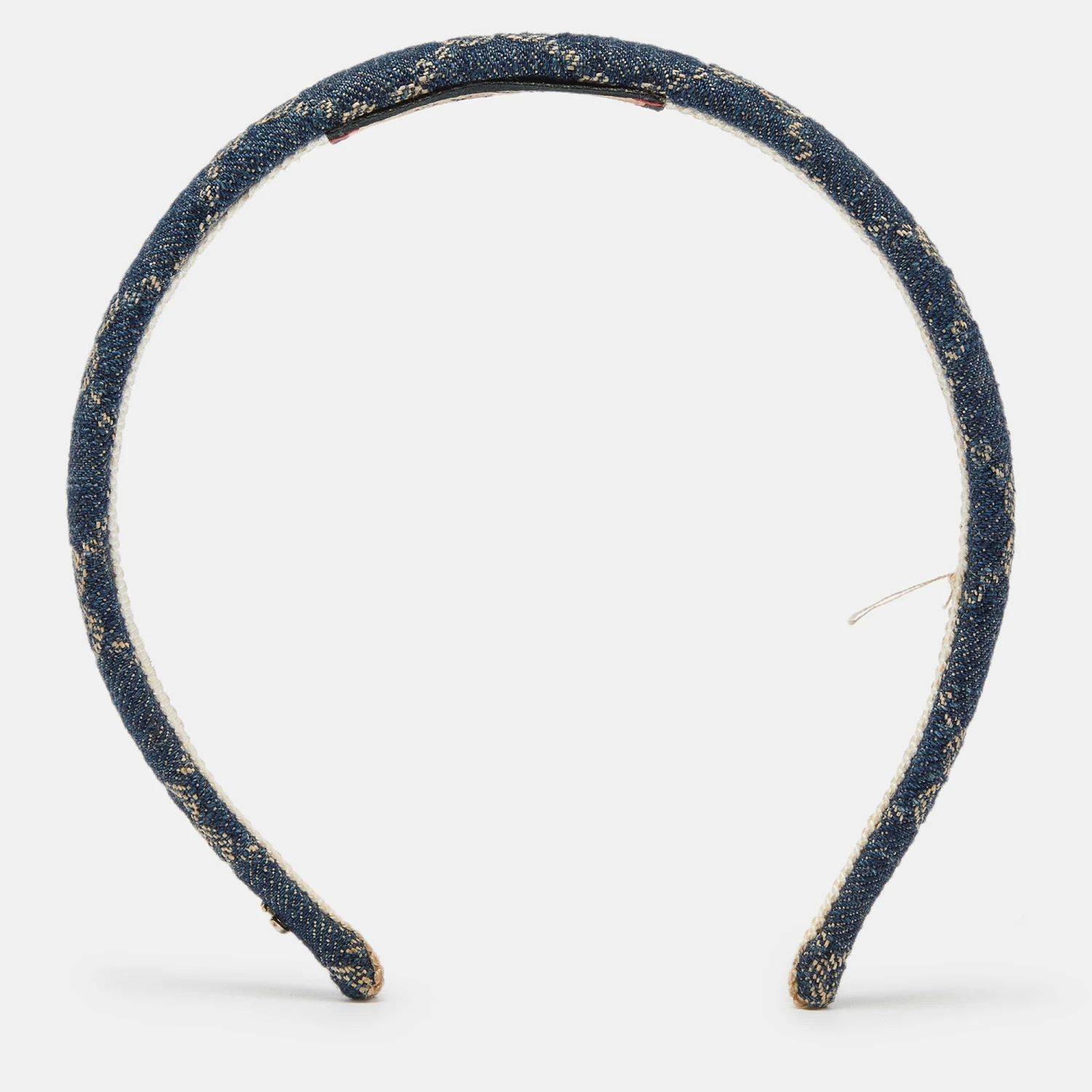 The Luxury Closet GUCCI Blue GG Denim Headband 5 The Luxury Closet GUCCI Blue GG Denim Headband - Image 3
