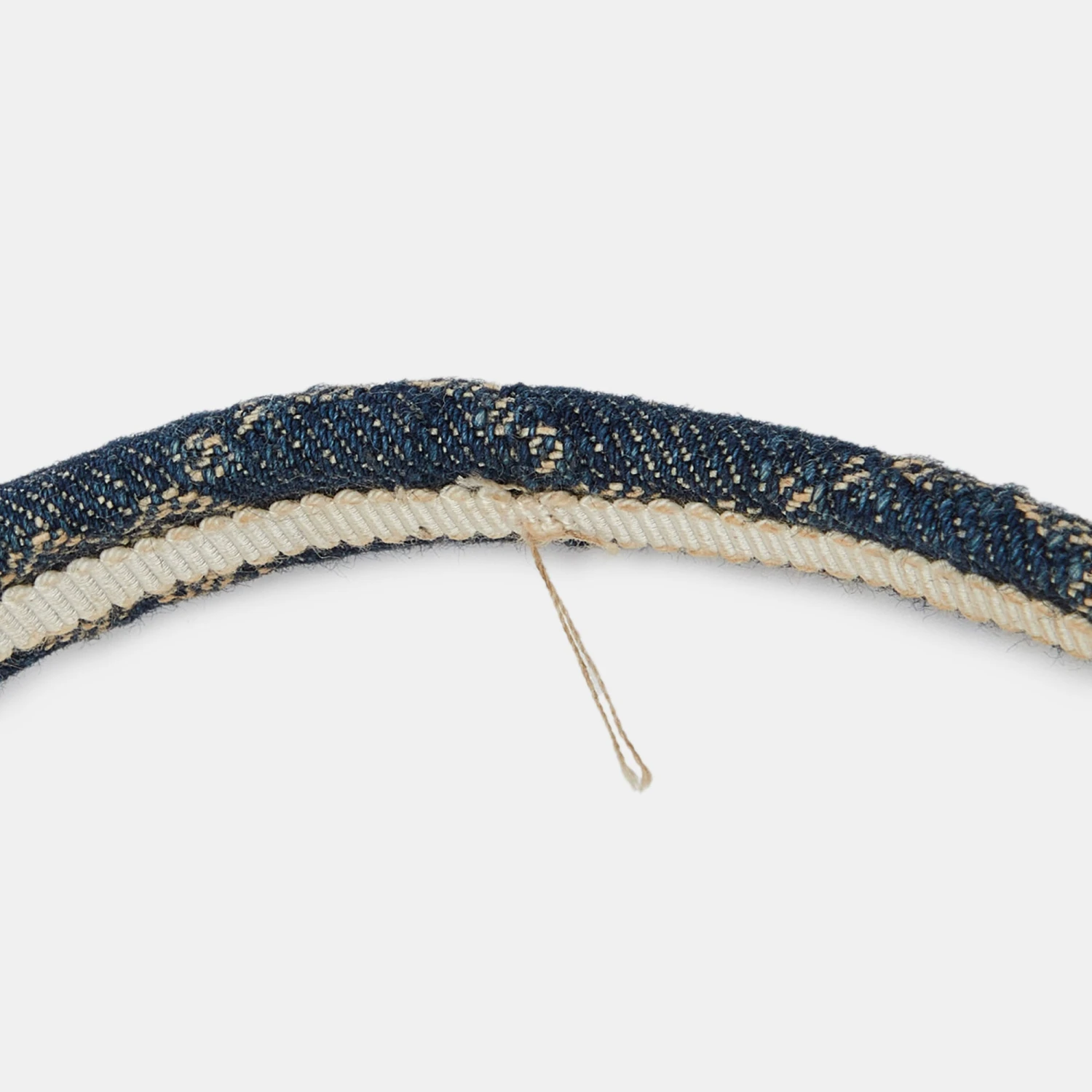 The Luxury Closet GUCCI Blue GG Denim Headband 9 The Luxury Closet GUCCI Blue GG Denim Headband - Image 7