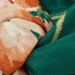 The Luxury Closet GUCCI Green Blooms Print Silk Headband -Best Jewelry Store luxury women gucci used accessories p950087 004