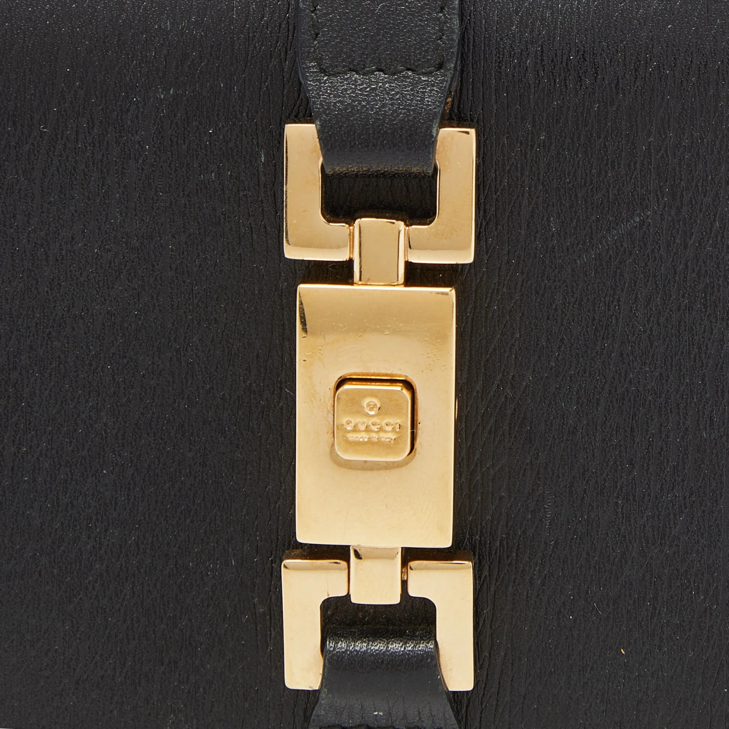 The Luxury Closet GUCCI Black Leather Jackie Compact Wallet 7 The Luxury Closet GUCCI Black Leather Jackie Compact Wallet - Image 5