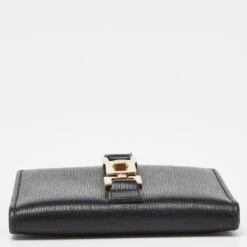 The Luxury Closet GUCCI Black Leather Jackie Compact Wallet 15 The Luxury Closet GUCCI Black Leather Jackie Compact Wallet -Best Jewelry Store luxury women gucci used handbags p940330 006