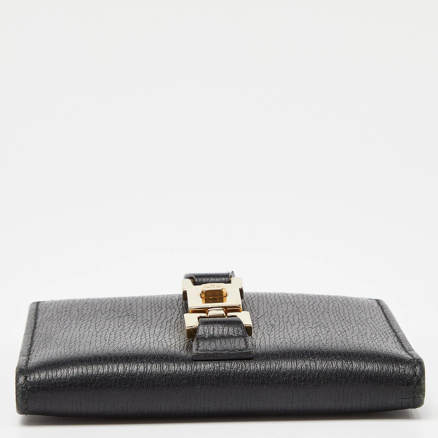 The Luxury Closet GUCCI Black Leather Jackie Compact Wallet 8 The Luxury Closet GUCCI Black Leather Jackie Compact Wallet - Image 6