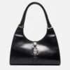 The Luxury Closet GUCCI Black Leather Jackie Tote -Best Jewelry Store luxury women gucci used handbags p972784 021