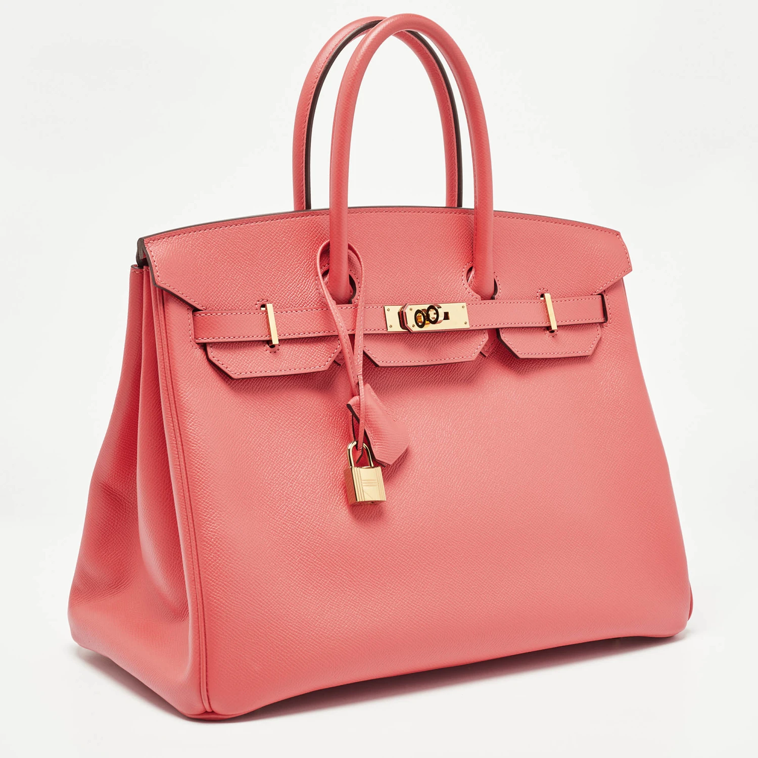The Luxury Closet Hermes Rose Jaipur Epsom Leather Gold Finish Birkin 35 Bag 5 The Luxury Closet Hermes Rose Jaipur Epsom Leather Gold Finish Birkin 35 Bag - Image 3