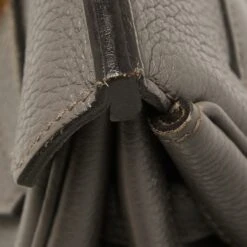 The Luxury Closet Hermès Etain Togo Leather Gold Finish Birkin 35 Bag -Best Jewelry Store luxury women hermes used handbags p769703 001