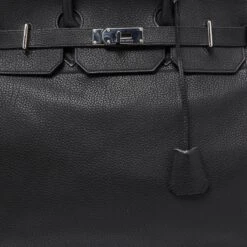 The Luxury Closet HERMES Black Togo Leather Palladium Plated HAC Birkin 40 Bag 14 The Luxury Closet HERMES Black Togo Leather Palladium Plated HAC Birkin 40 Bag -Best Jewelry Store luxury women hermes used handbags p873442 001