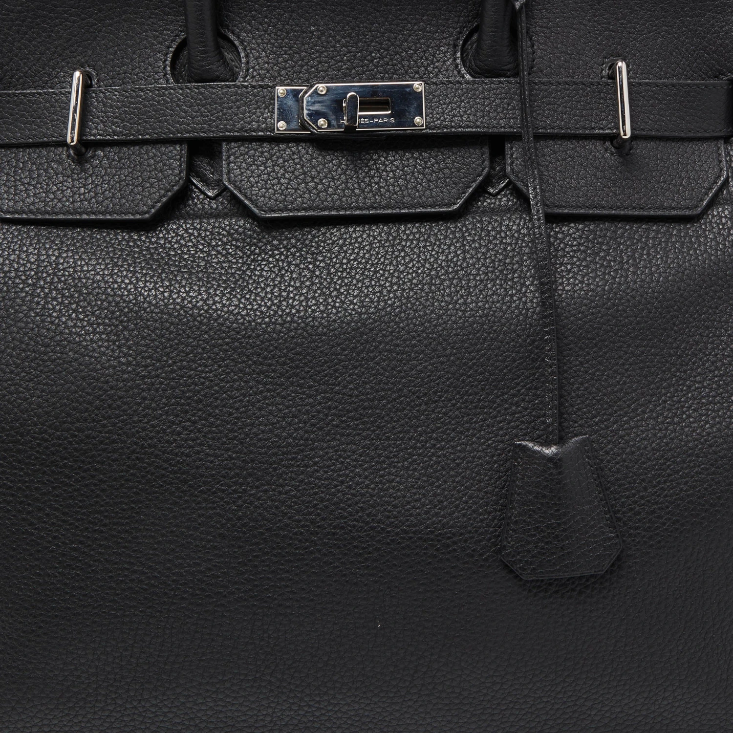 The Luxury Closet HERMES Black Togo Leather Palladium Plated HAC Birkin 40 Bag 7 The Luxury Closet HERMES Black Togo Leather Palladium Plated HAC Birkin 40 Bag - Image 5