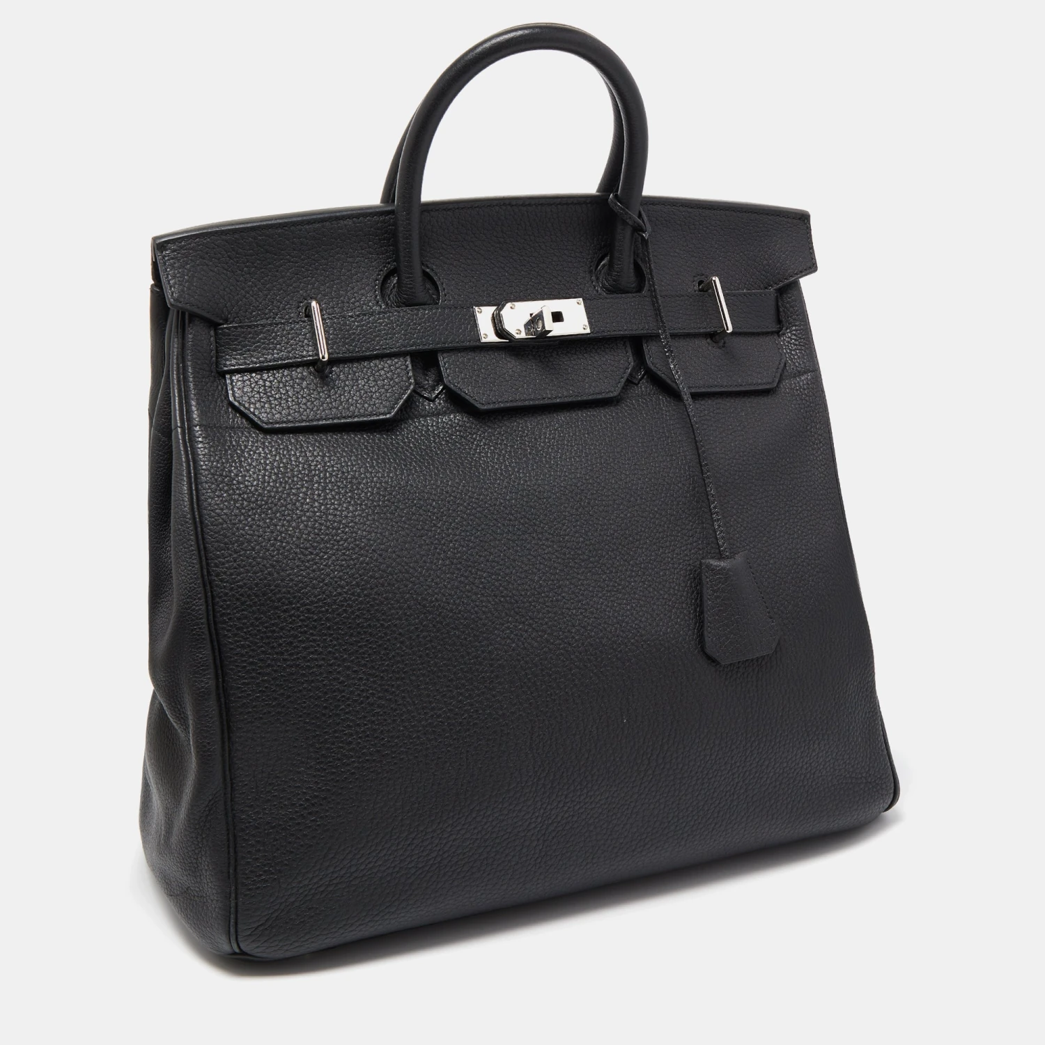 The Luxury Closet HERMES Black Togo Leather Palladium Plated HAC Birkin 40 Bag 5 The Luxury Closet HERMES Black Togo Leather Palladium Plated HAC Birkin 40 Bag - Image 3