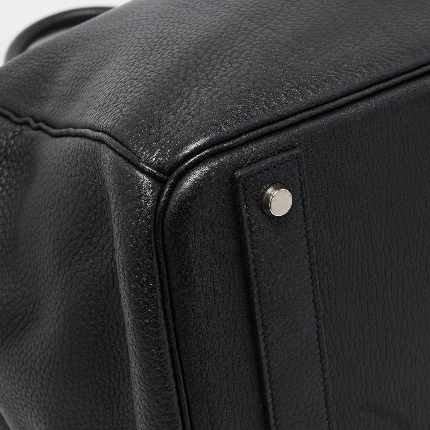 The Luxury Closet HERMES Black Togo Leather Palladium Plated HAC Birkin 40 Bag 10 The Luxury Closet HERMES Black Togo Leather Palladium Plated HAC Birkin 40 Bag - Image 8