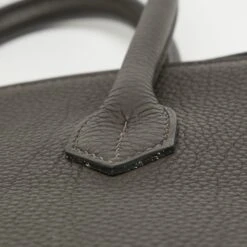 The Luxury Closet HERMES Macassar Togo Leather Gold Finish Birkin 35 Bag -Best Jewelry Store luxury women hermes used handbags p921344 010