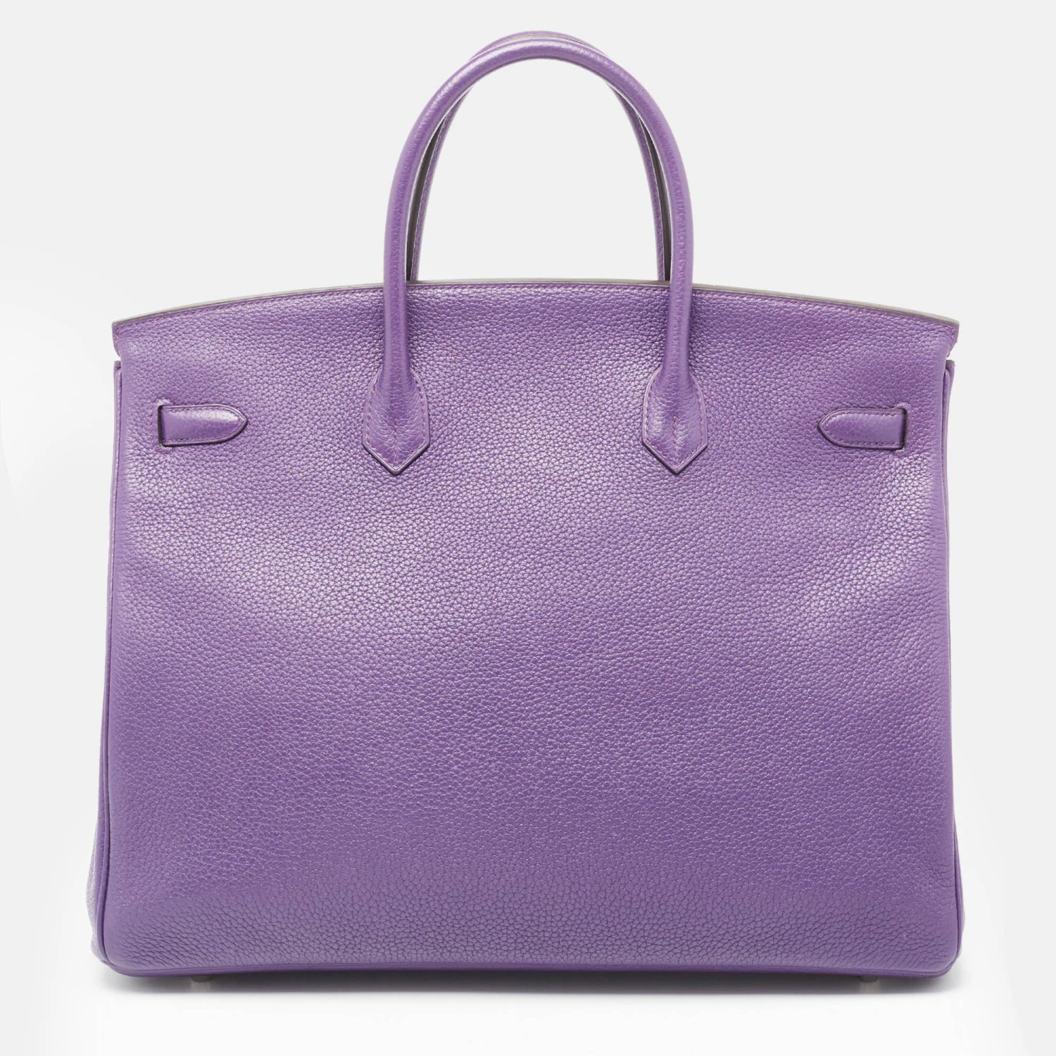The Luxury Closet HERMES Ultraviolet Togo Leather Palladium Finish Birkin 40 Bag 6 The Luxury Closet HERMES Ultraviolet Togo Leather Palladium Finish Birkin 40 Bag - Image 4