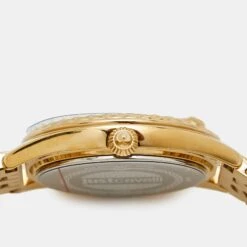 The Luxury Closet JUST CAVALLI Green Gold Plated Stainless Steel Crystal Brillante JC1L195M0075 Women's Wristwatch Set 34 Mm -Best Jewelry Store luxury women just cavalli new watches p993147 002