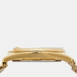 The Luxury Closet JUST CAVALLI Green Gold Plated Stainless Steel Crystal Brillante JC1L195M0075 Women's Wristwatch Set 34 Mm -Best Jewelry Store luxury women just cavalli new watches p993147 007