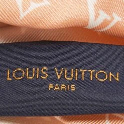 The Luxury Closet LOUIS VUITTON Pink Monogram By The Pool Trop Chou Scrunchie -Best Jewelry Store luxury women louis vuitton used accessories p990439 006