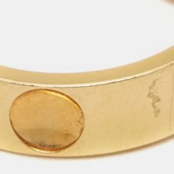 The Luxury Closet LOUIS VUITTON Empreinte 18k Yellow Gold Ring Size 52 17 The Luxury Closet LOUIS VUITTON Empreinte 18k Yellow Gold Ring Size 52 -Best Jewelry Store luxury women louis vuitton used fine jewelry p942679 008