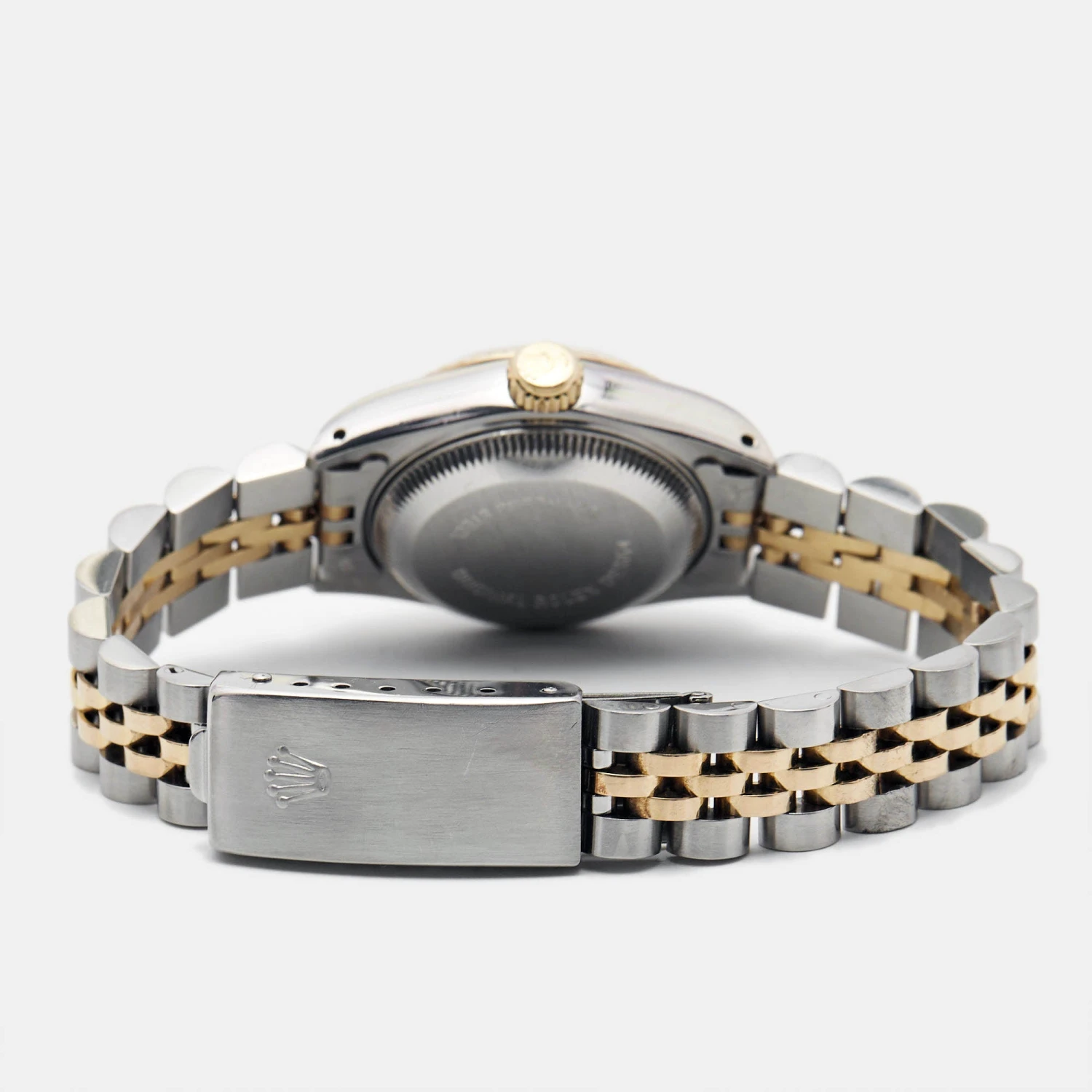 The Luxury Closet ROLEX White 18K Yellow Gold And Stainless Steel Datejust 69173 Women's Wristwatch 26 Mm 7 The Luxury Closet ROLEX White 18K Yellow Gold And Stainless Steel Datejust 69173 Women's Wristwatch 26 Mm - Image 5