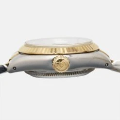 The Luxury Closet ROLEX White 18K Yellow Gold And Stainless Steel Datejust 69173 Women's Wristwatch 26 Mm 16 The Luxury Closet ROLEX White 18K Yellow Gold And Stainless Steel Datejust 69173 Women's Wristwatch 26 Mm -Best Jewelry Store luxury women rolex used watches p976988 002