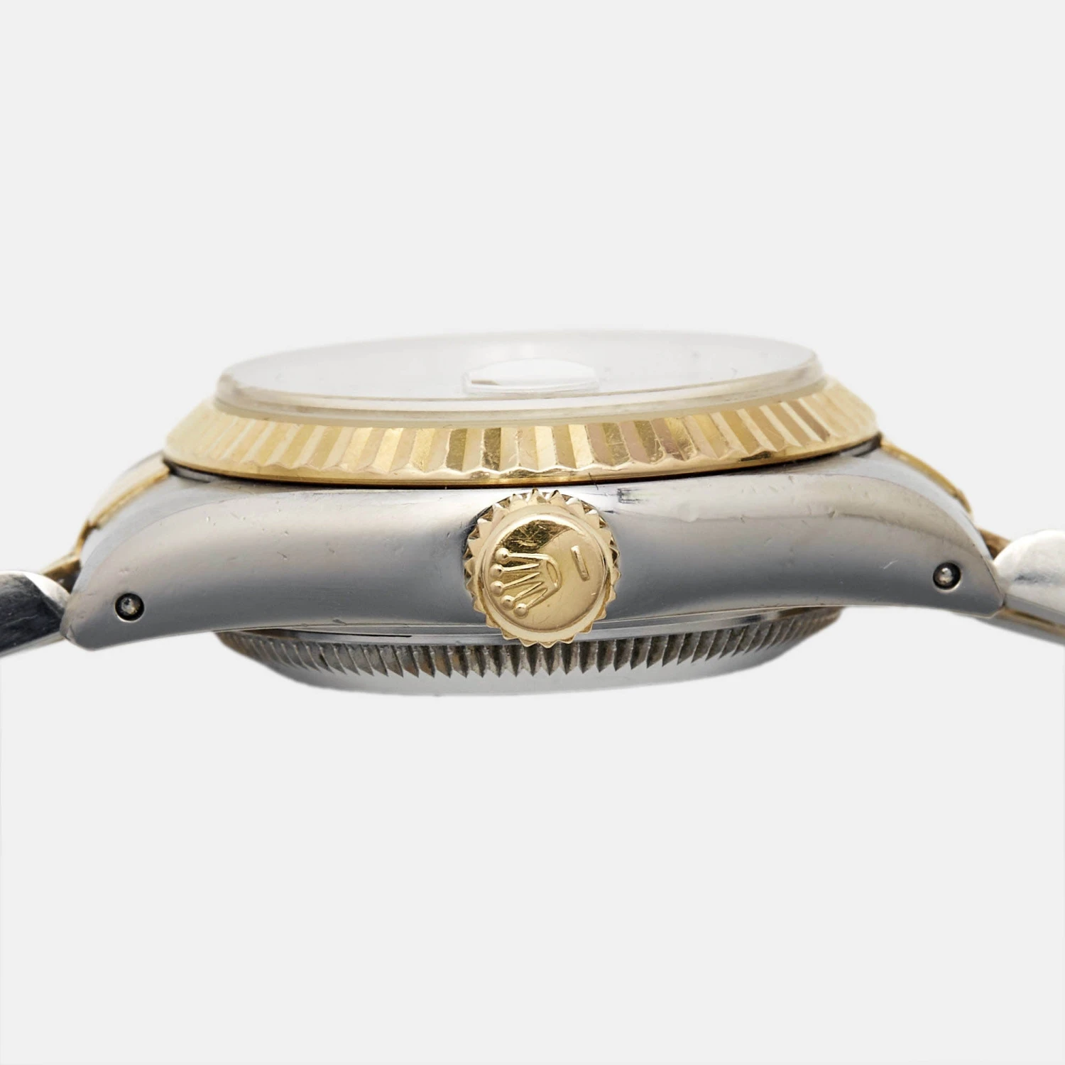 The Luxury Closet ROLEX White 18K Yellow Gold And Stainless Steel Datejust 69173 Women's Wristwatch 26 Mm 9 The Luxury Closet ROLEX White 18K Yellow Gold And Stainless Steel Datejust 69173 Women's Wristwatch 26 Mm - Image 7