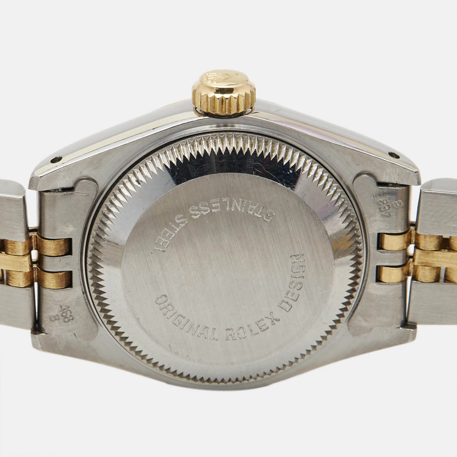 The Luxury Closet ROLEX White 18K Yellow Gold And Stainless Steel Datejust 69173 Women's Wristwatch 26 Mm 6 The Luxury Closet ROLEX White 18K Yellow Gold And Stainless Steel Datejust 69173 Women's Wristwatch 26 Mm - Image 4