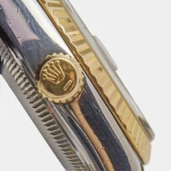 The Luxury Closet ROLEX White 18K Yellow Gold And Stainless Steel Datejust 69173 Women's Wristwatch 26 Mm 17 The Luxury Closet ROLEX White 18K Yellow Gold And Stainless Steel Datejust 69173 Women's Wristwatch 26 Mm -Best Jewelry Store luxury women rolex used watches p976988 004
