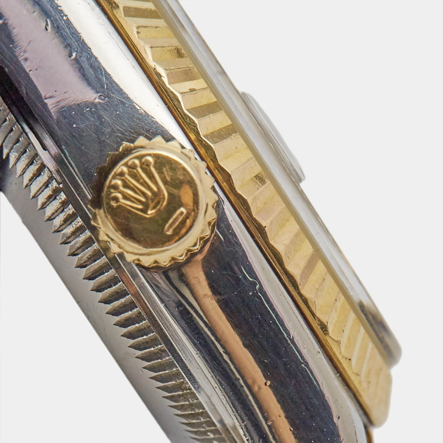 The Luxury Closet ROLEX White 18K Yellow Gold And Stainless Steel Datejust 69173 Women's Wristwatch 26 Mm 10 The Luxury Closet ROLEX White 18K Yellow Gold And Stainless Steel Datejust 69173 Women's Wristwatch 26 Mm - Image 8