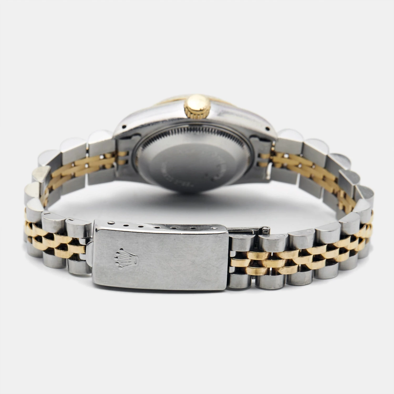 The Luxury Closet ROLEX Champagne Diamonds 18K Yellow Gold Stainless Steel Datejust 69173 Women's Wristwatch 26 Mm 7 The Luxury Closet ROLEX Champagne Diamonds 18K Yellow Gold Stainless Steel Datejust 69173 Women's Wristwatch 26 Mm - Image 5