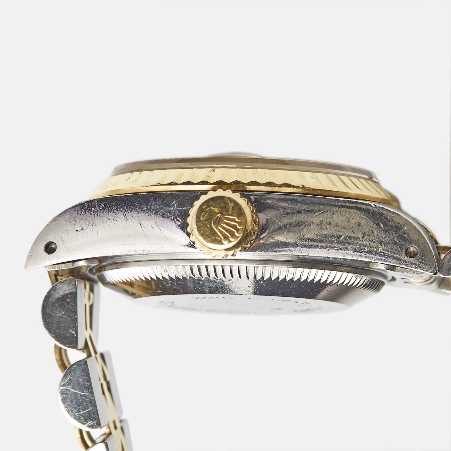 The Luxury Closet ROLEX Champagne Diamonds 18K Yellow Gold Stainless Steel Datejust 69173 Women's Wristwatch 26 Mm 8 The Luxury Closet ROLEX Champagne Diamonds 18K Yellow Gold Stainless Steel Datejust 69173 Women's Wristwatch 26 Mm - Image 6