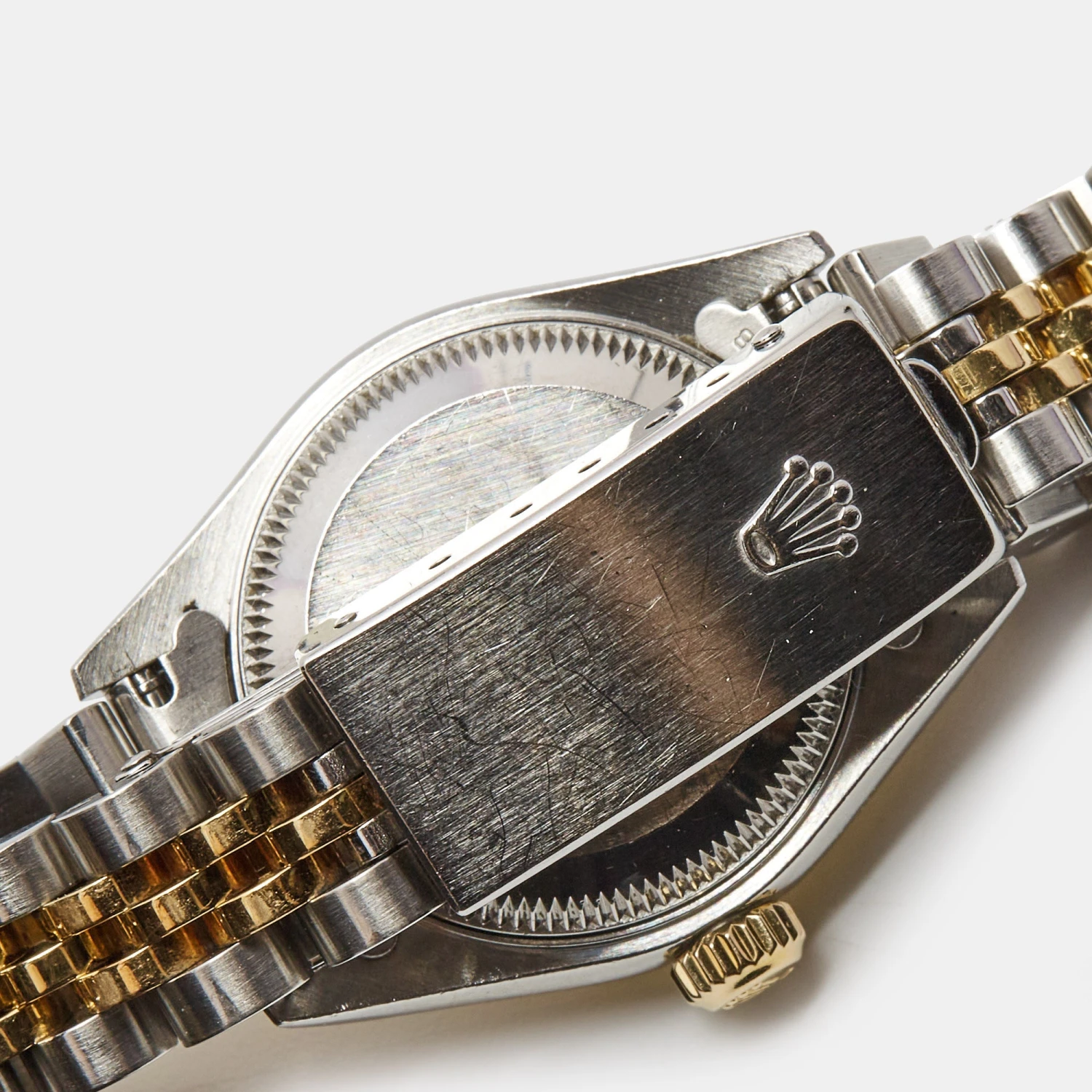 The Luxury Closet ROLEX Champagne Diamond 18k Yellow Gold Stainless Steel Datejust 79173 Women's Wristwatch 26 Mm 10 The Luxury Closet ROLEX Champagne Diamond 18k Yellow Gold Stainless Steel Datejust 79173 Women's Wristwatch 26 Mm - Image 8