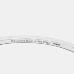 The Luxury Closet TIFFANY & CO. Tiffany T Diamond Hinged 18k White Gold Bracelet -Best Jewelry Store luxury women tiffany co used fine jewelry p970227 006